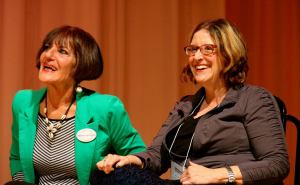 With Joan Lipkin at Performing the World 2014
