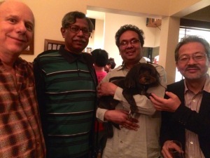 David Belmont, Qazi Rahman, Syed Rahman & Yuji Moro (with Reggie)ie) 